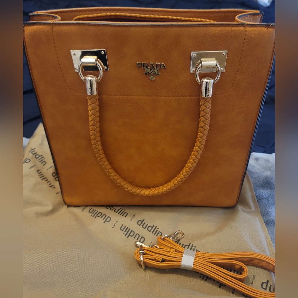 Prada Tan Leather Women's Bag
